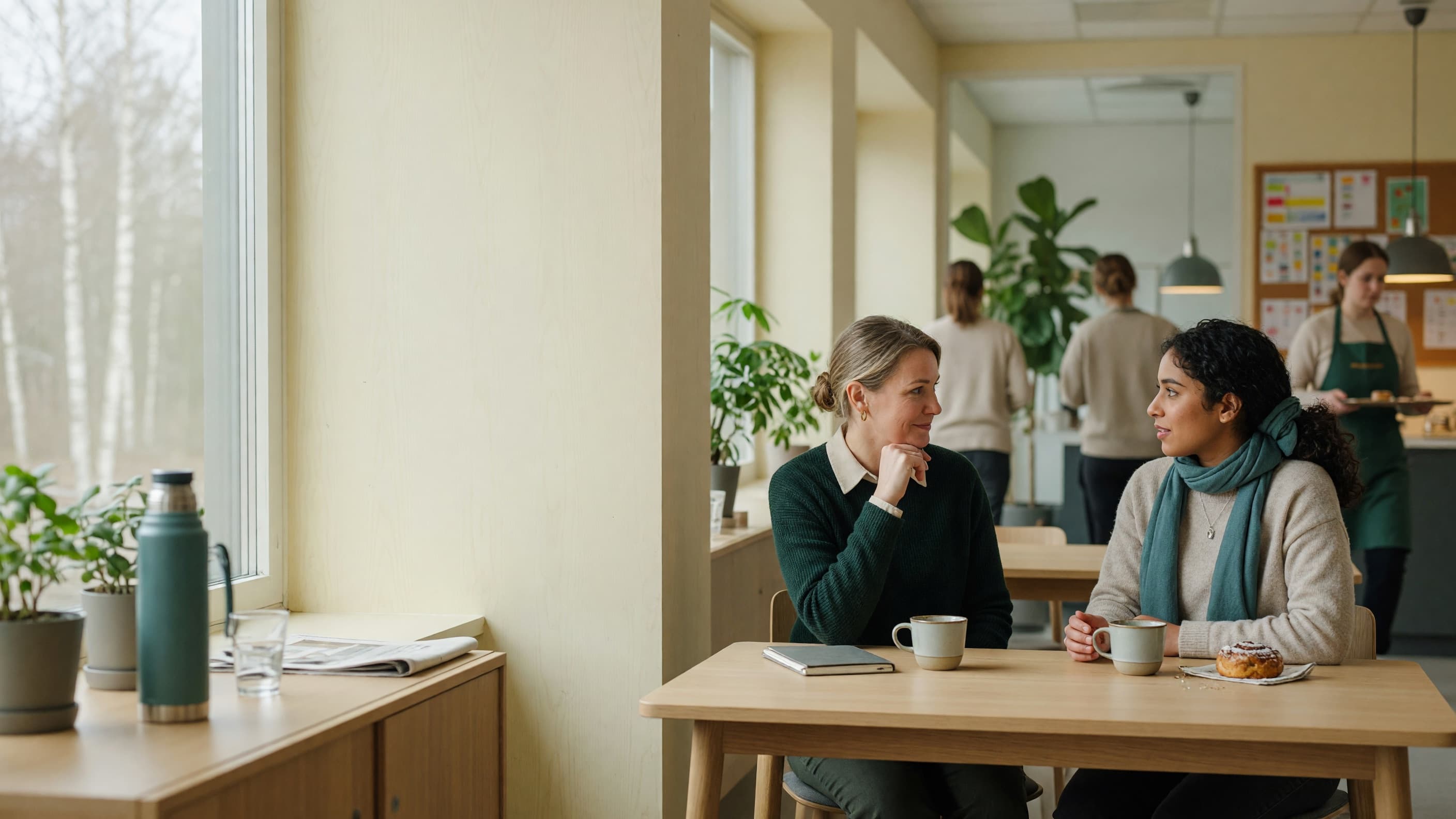 Samtal om hälsa och arbete på arbetsplatsen